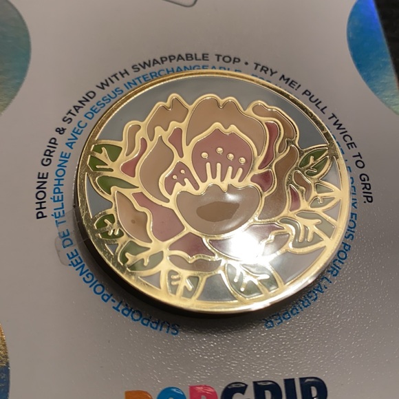 Premium Swappable PopSocket - with gold metal details - Picture 2 of 3